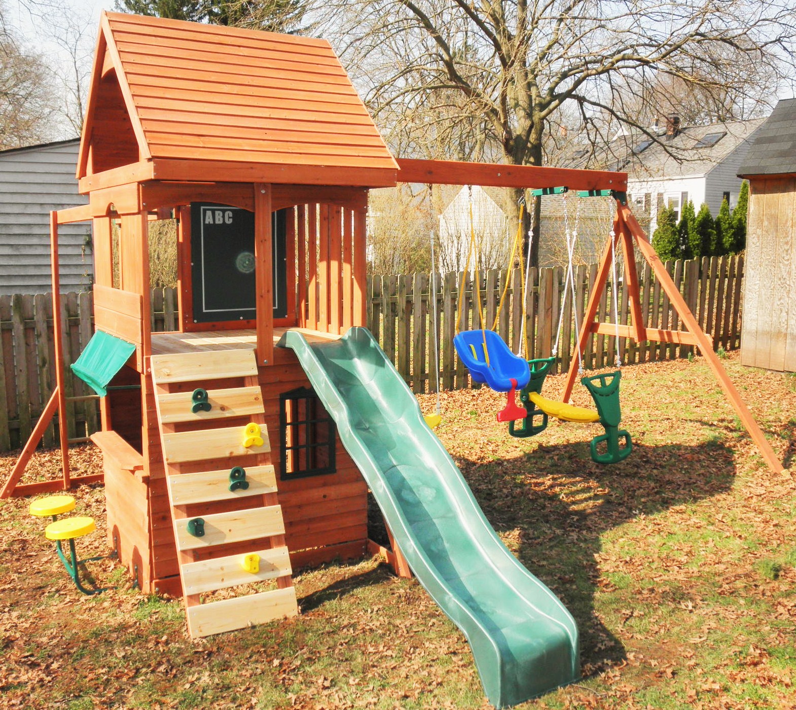 Swing set installer Nj- Highlander Swing set installer. Cedar Summit 